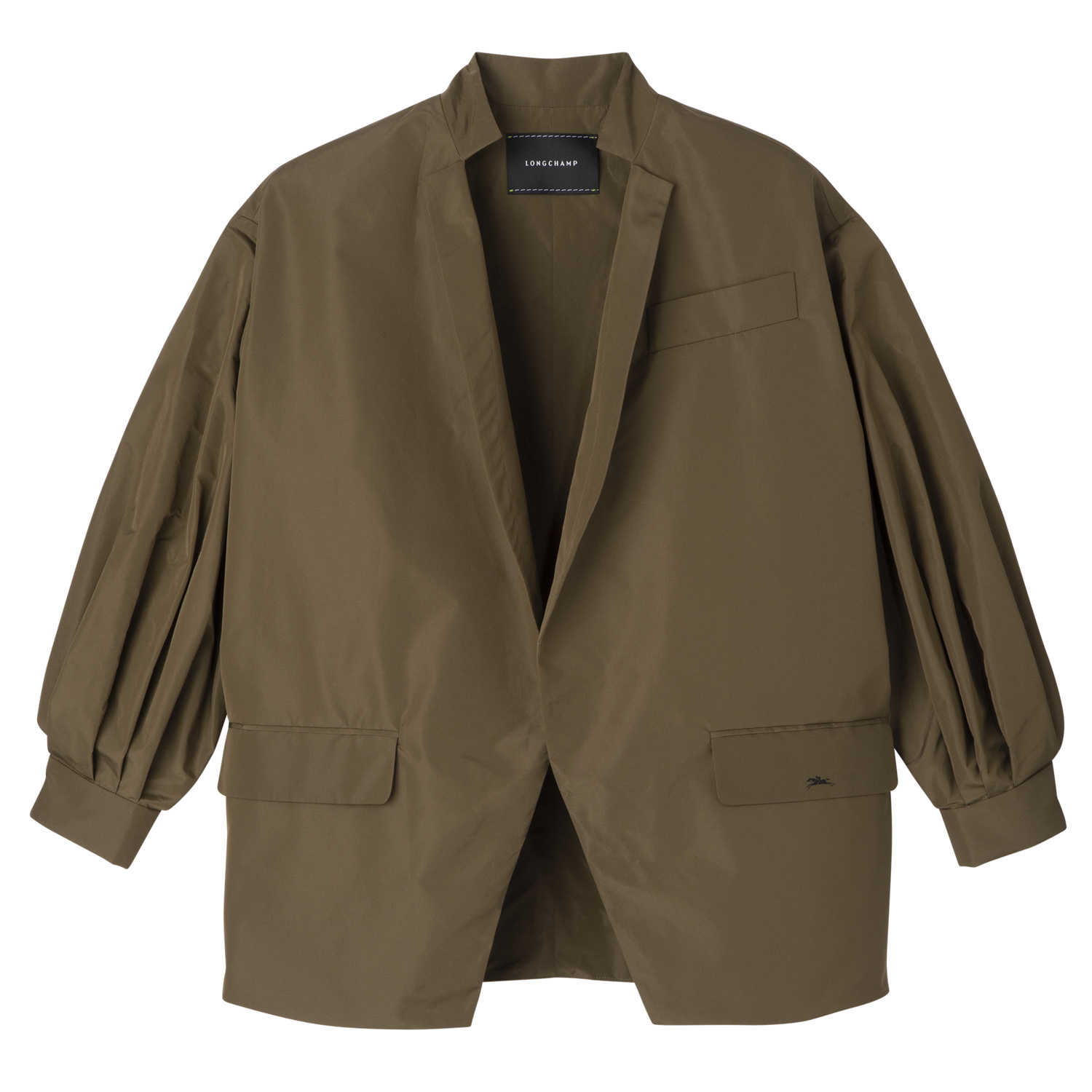 Longchamp Kimono Jacket In Artichaut