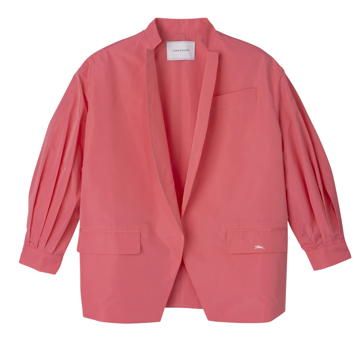 Longchamp Kimono Jacket In Marshmallow