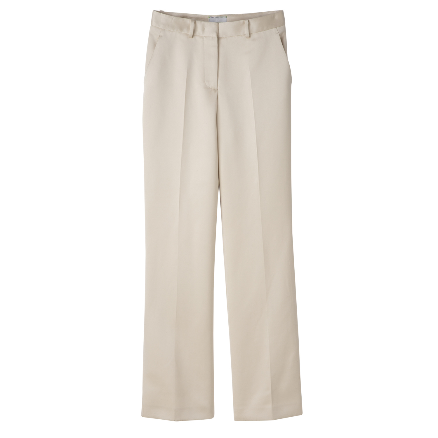 Longchamp Pantalon Droit In Ecru