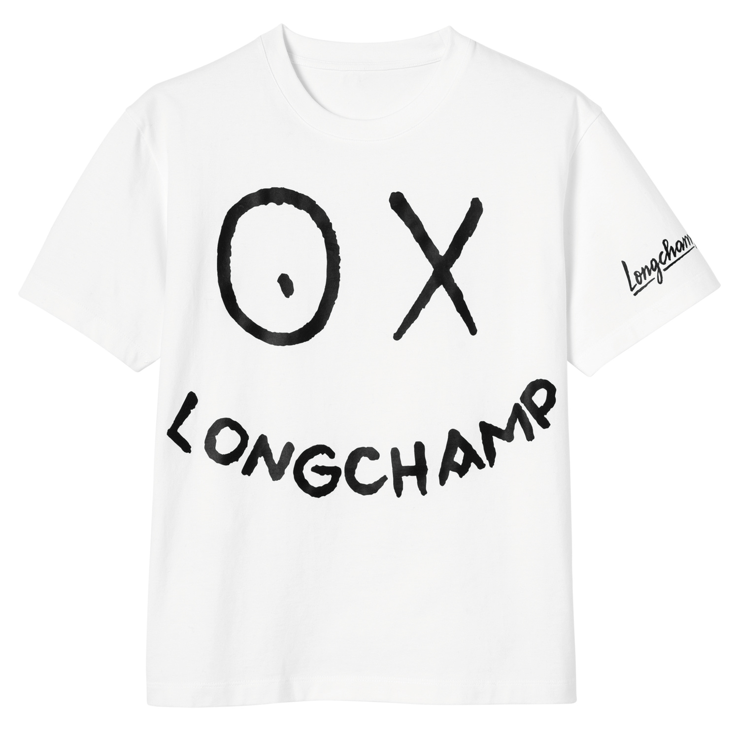 Longchamp T-shirt  X André In Blanc