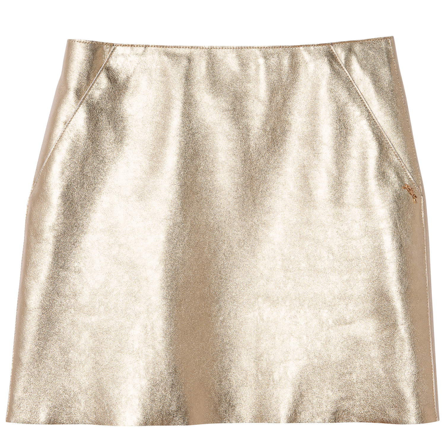 Longchamp Mini Skirt Fall-winter 2023 Collection In Pale Gold