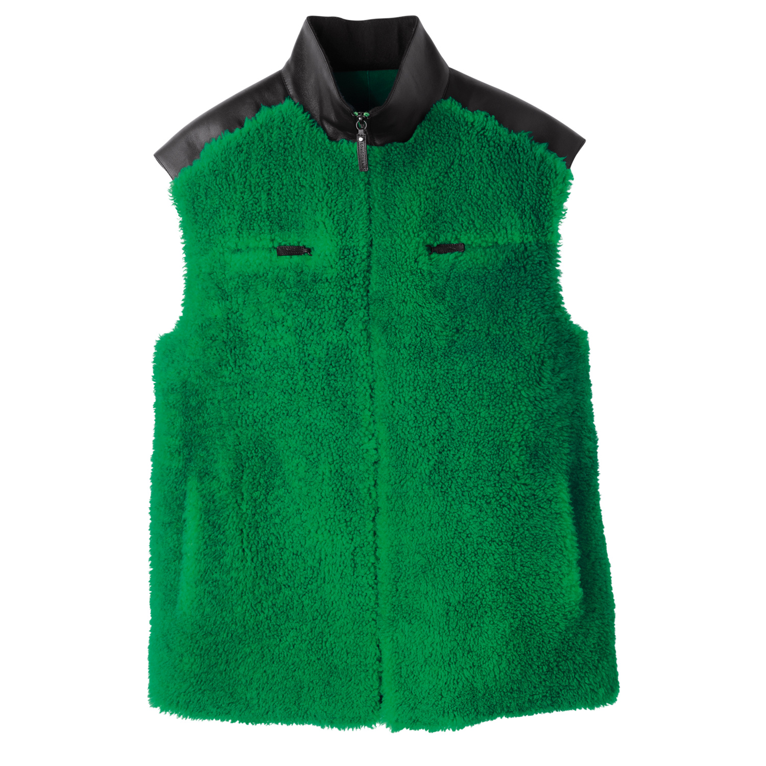 Longchamp Sleeveless Cardigan Fall-winter 2023 Collection In Lawn