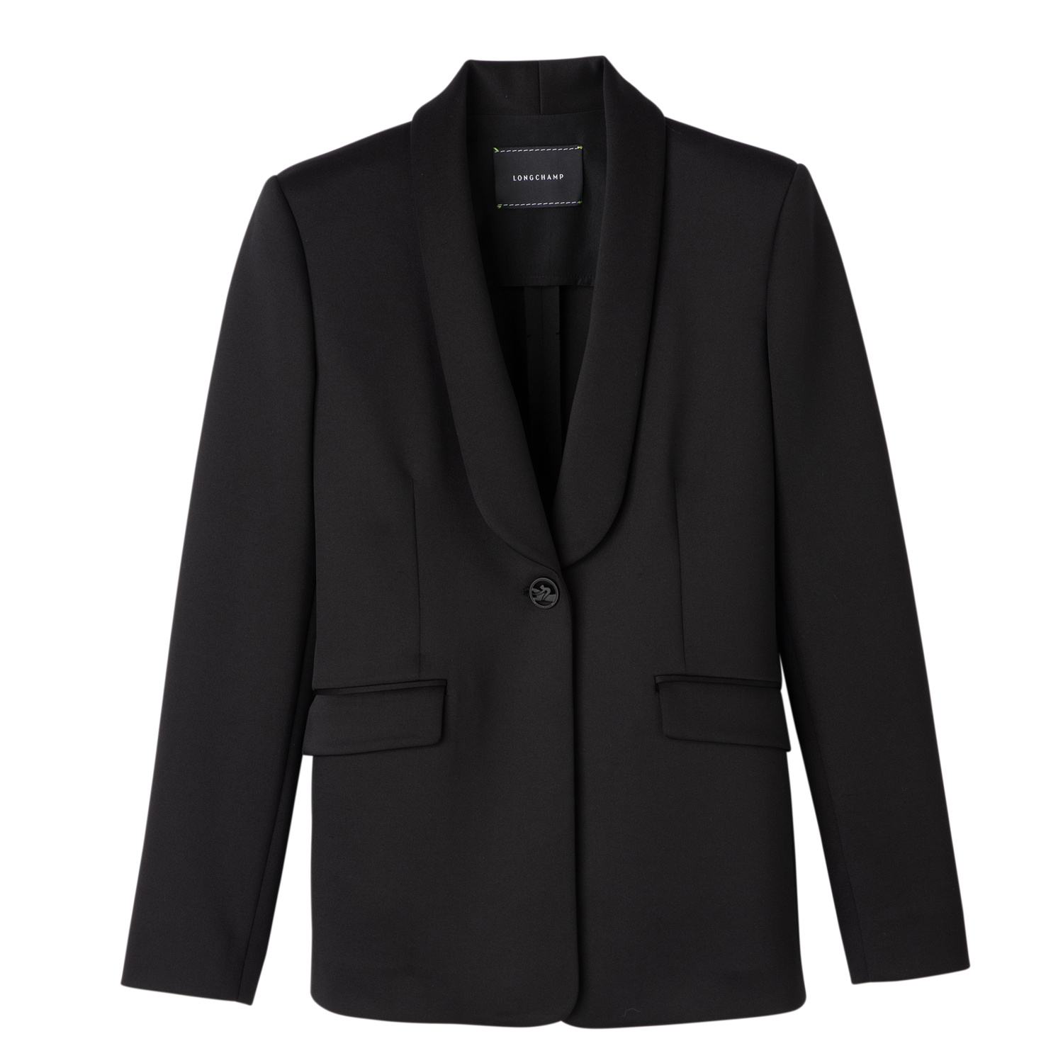 Longchamp Fitted Jacket In Black