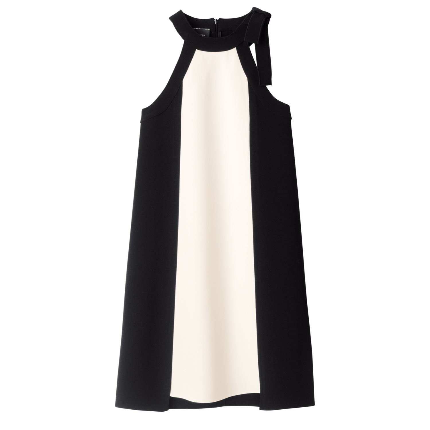 Longchamp Dress Fall-winter 2023 Collection In Ecru/noir