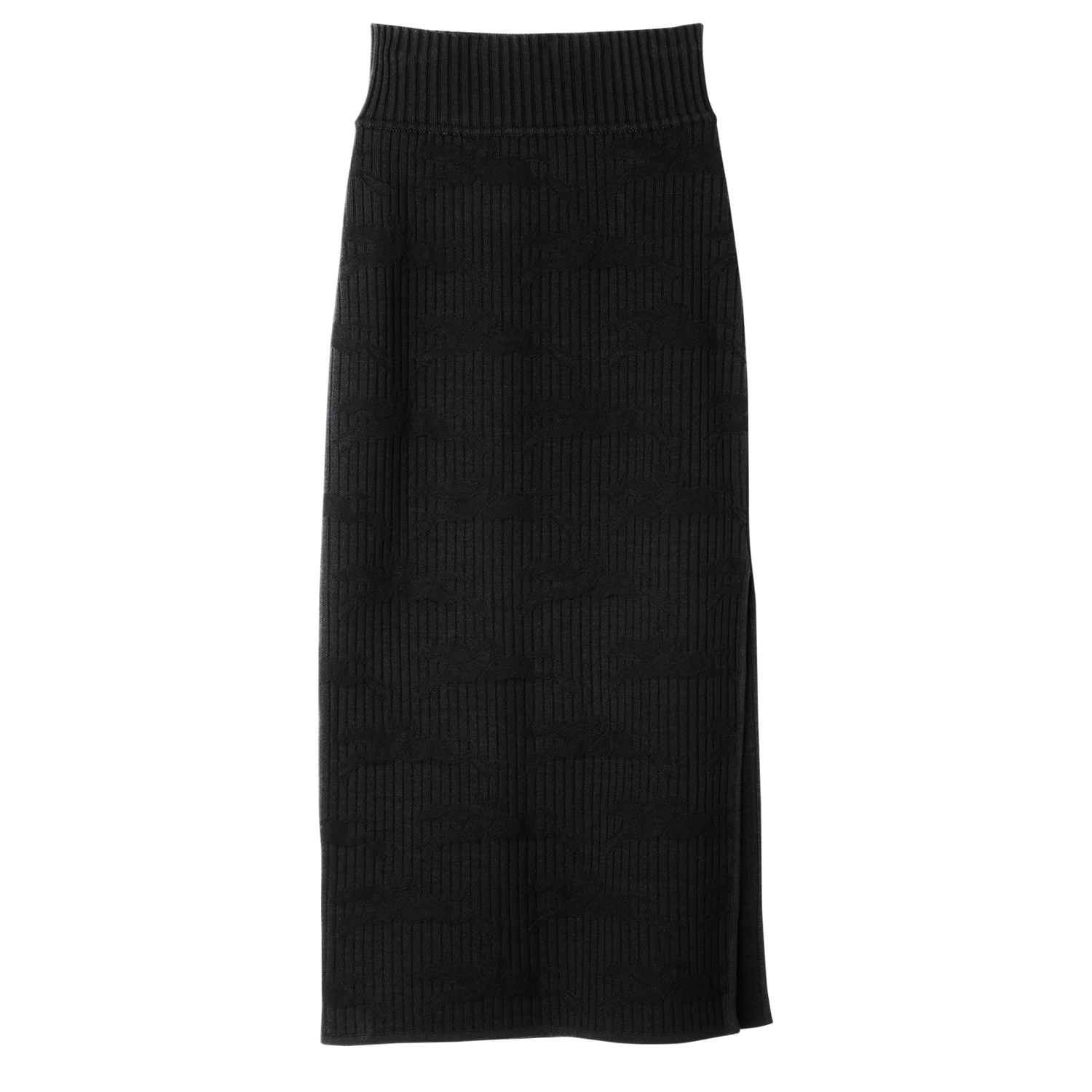 Longchamp Midi Skirt In Noir
