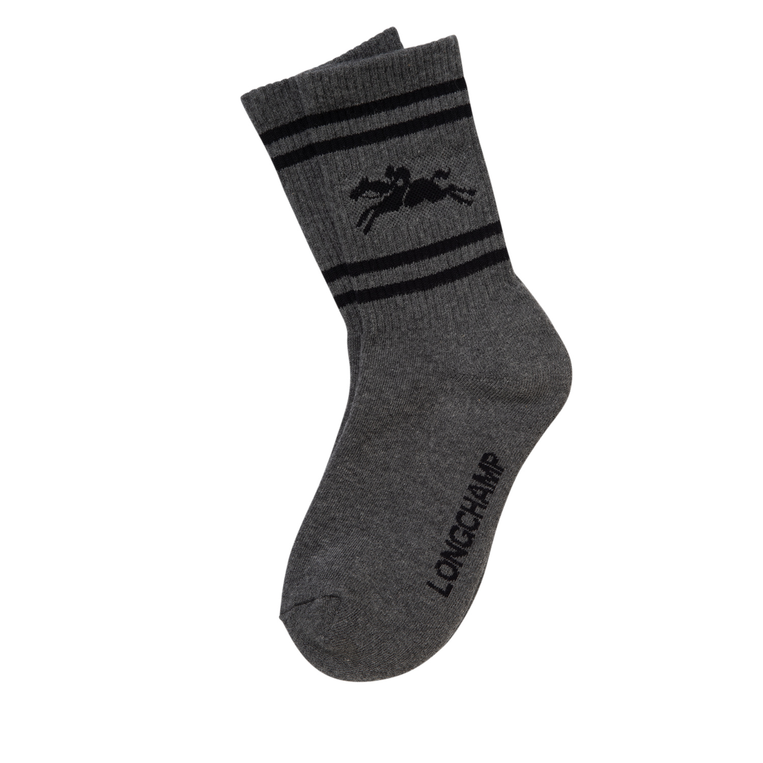 Longchamp Chaussettes In Anthracite
