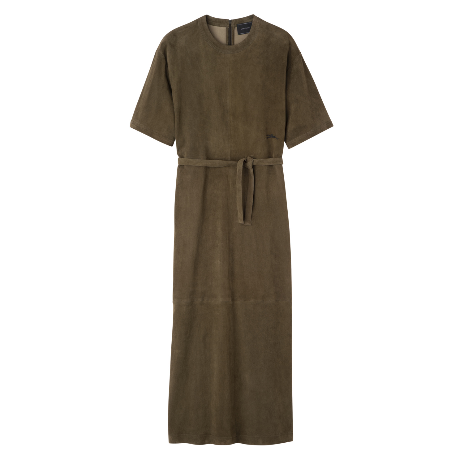 LONGCHAMP LEATHER LONG DRESS