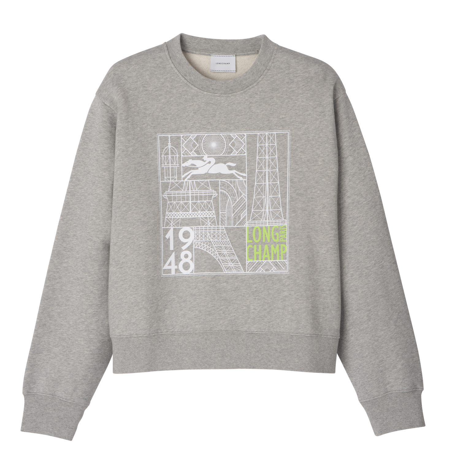 Longchamp Sweatshirt In Gris