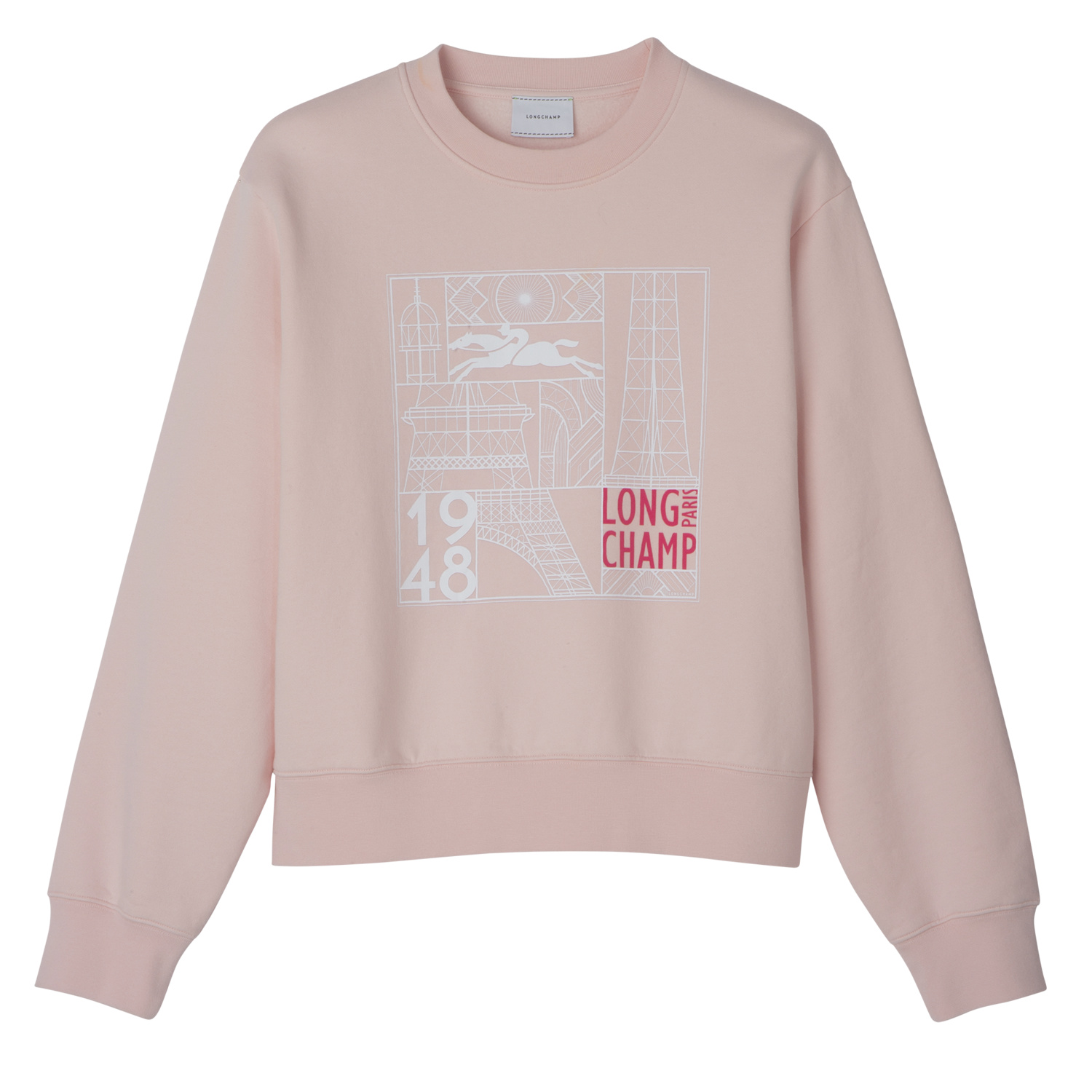 Longchamp Sweatshirt In Ballerine