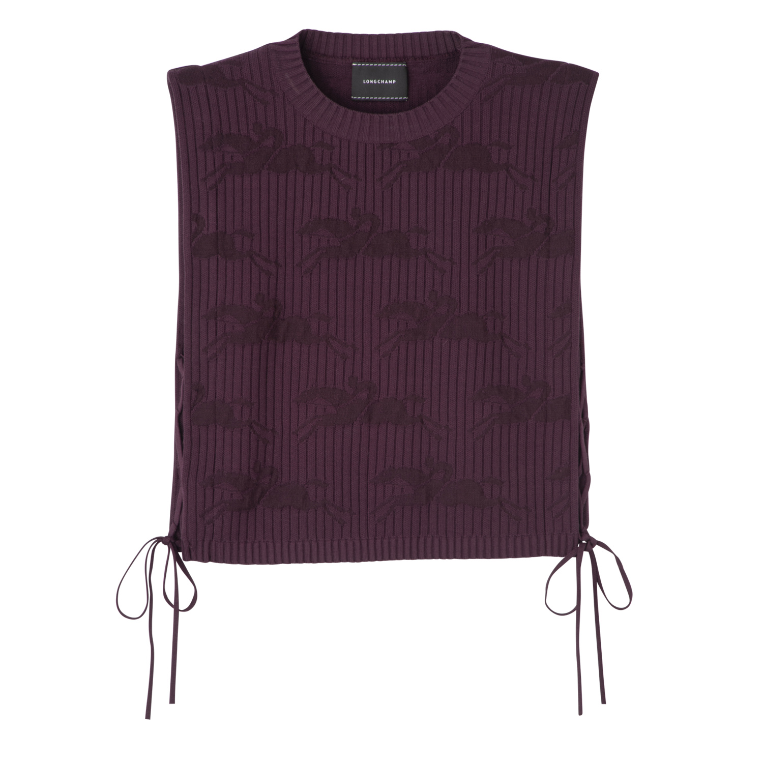 Longchamp Top In Aubergine