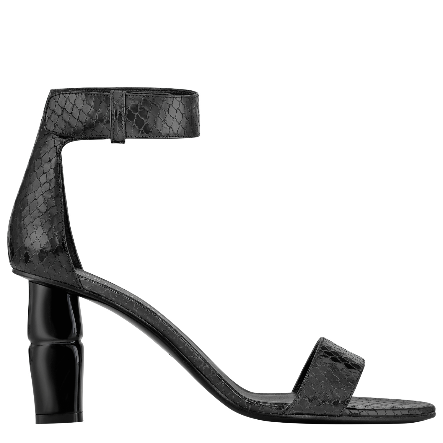 Longchamp High Heel Sandals Fall-winter 2023 Collection In Noir