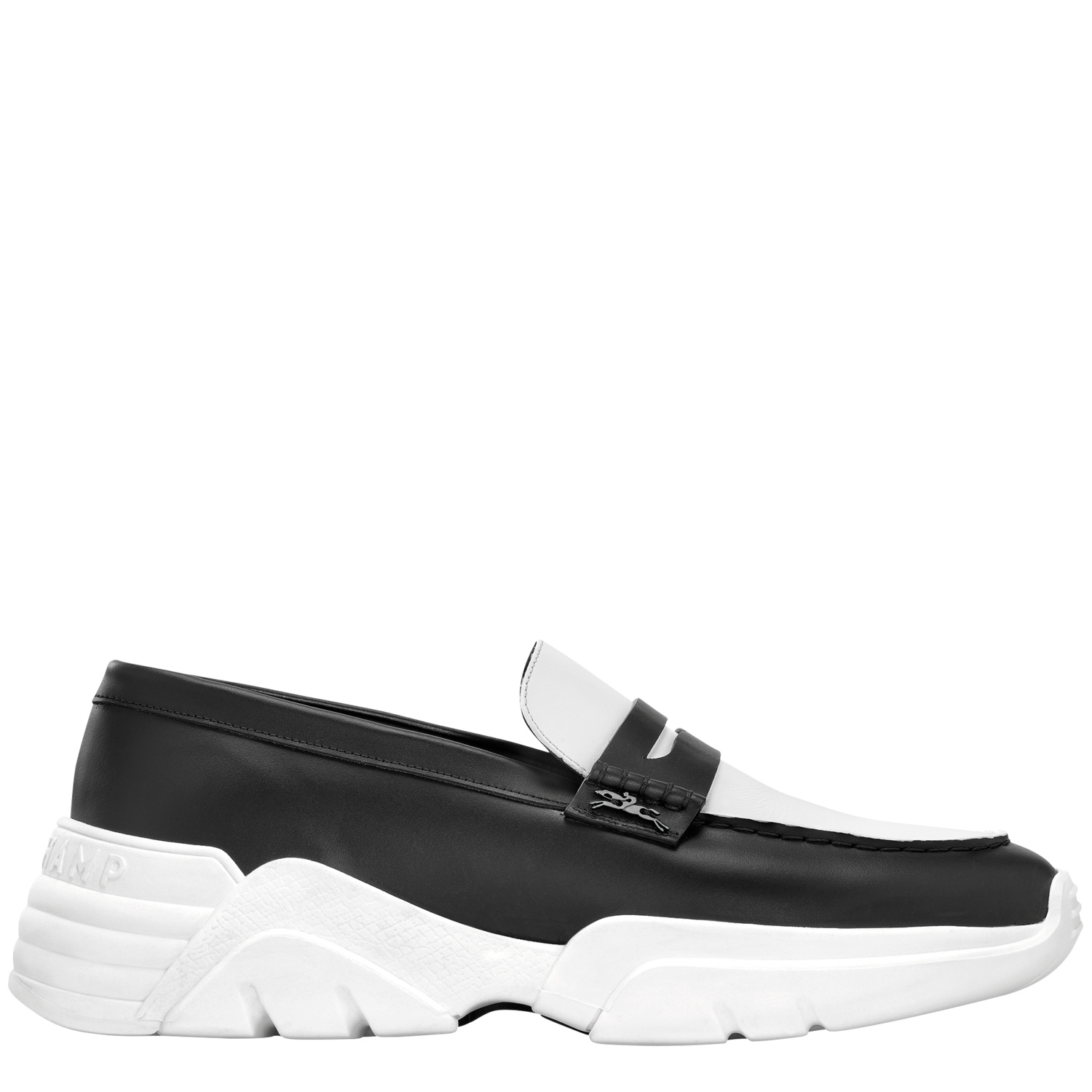 Longchamp Loafer Fall-winter 2023 Collection In Noir/blanc