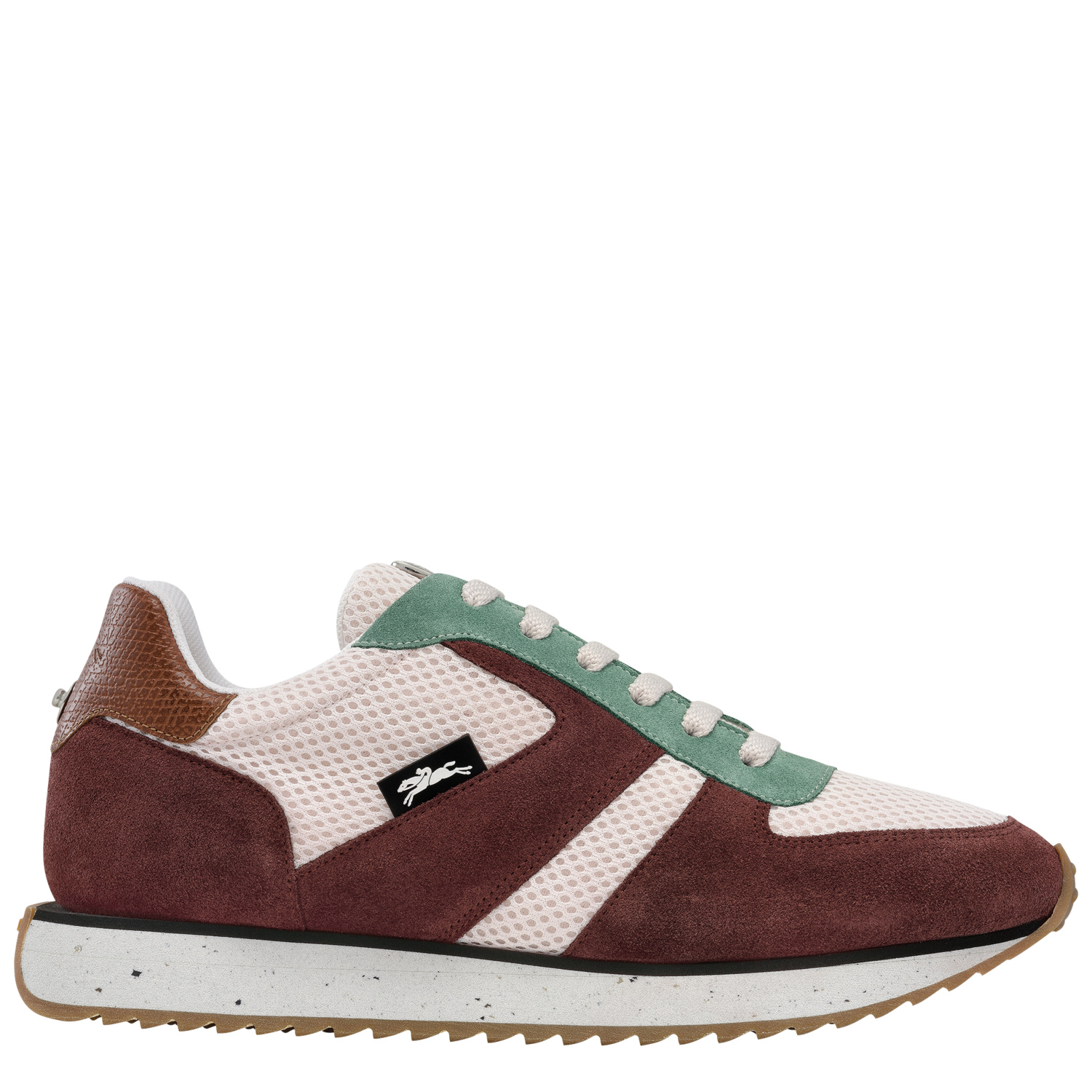 Longchamp Sneakers Le Pliage Green In Burgundy