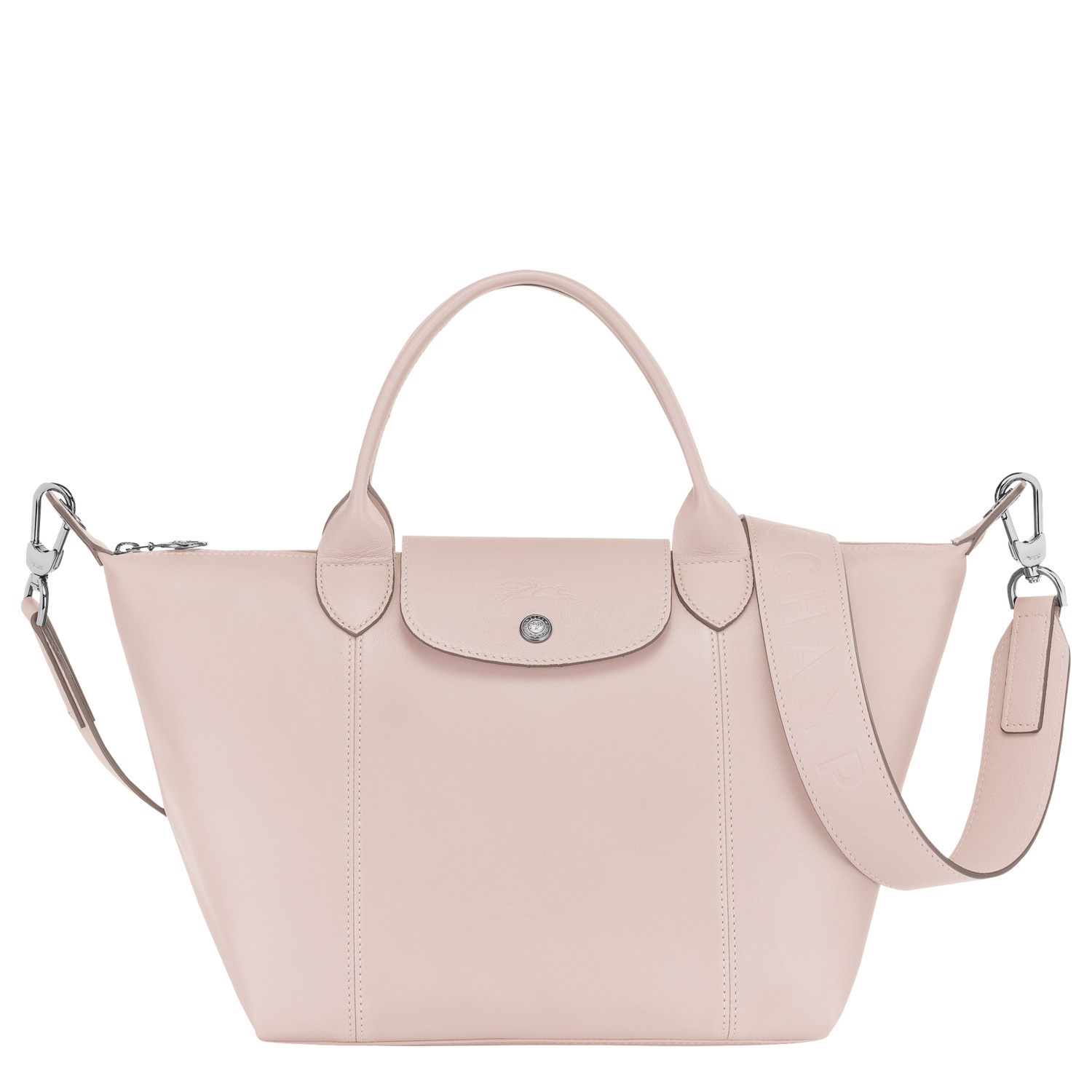 Longchamp Top Handle Bag S Le Pliage Cuir In Rose Pâle | ModeSens