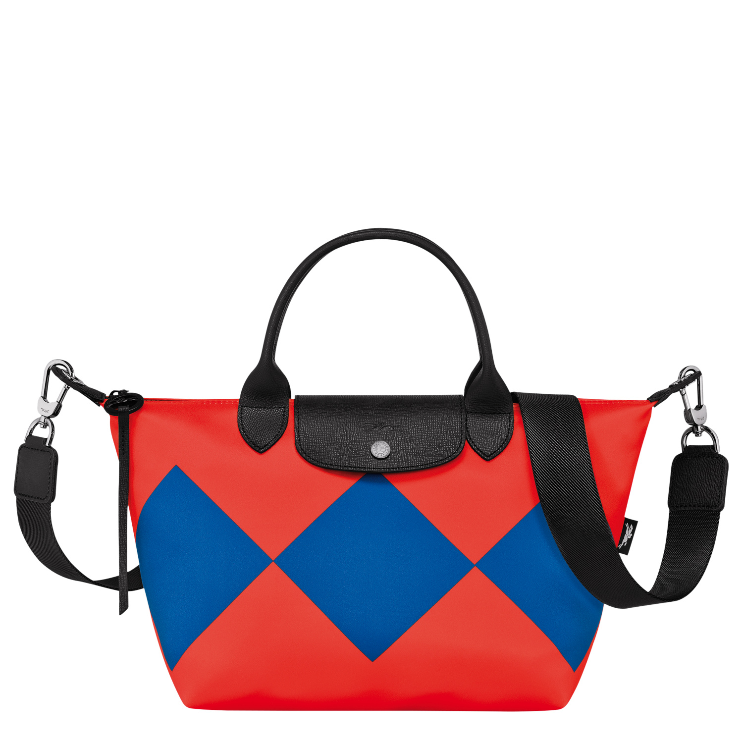 Longchamp Handbag S Le Pliage Collection In Red/cobalt