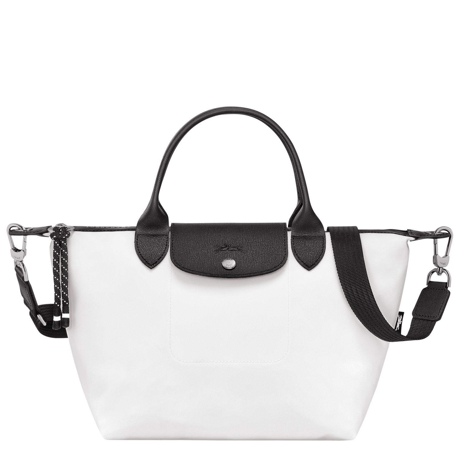 Shop Longchamp Handbag S Le Pliage Energy In White