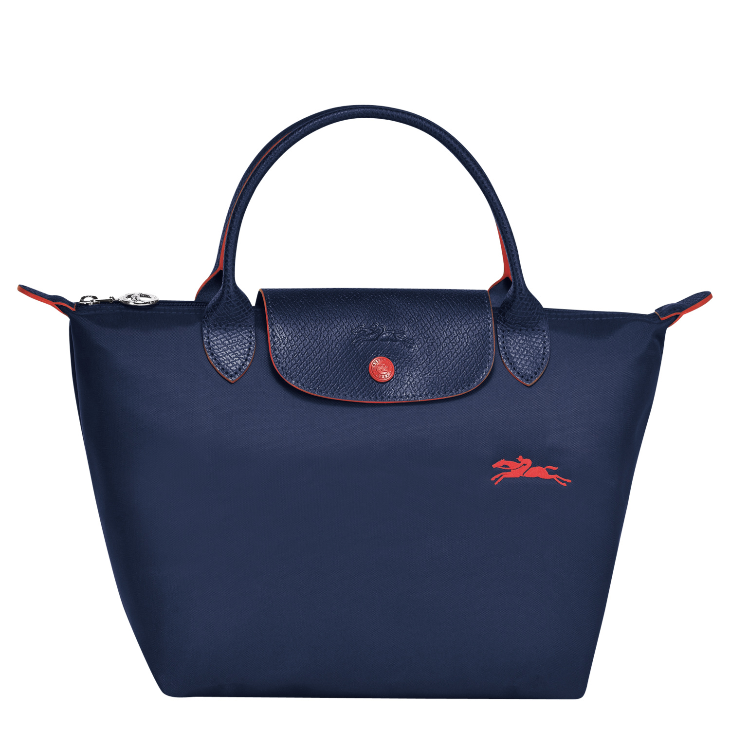 Longchamp Top Handle Bag S Le Pliage Club In Navy | ModeSens