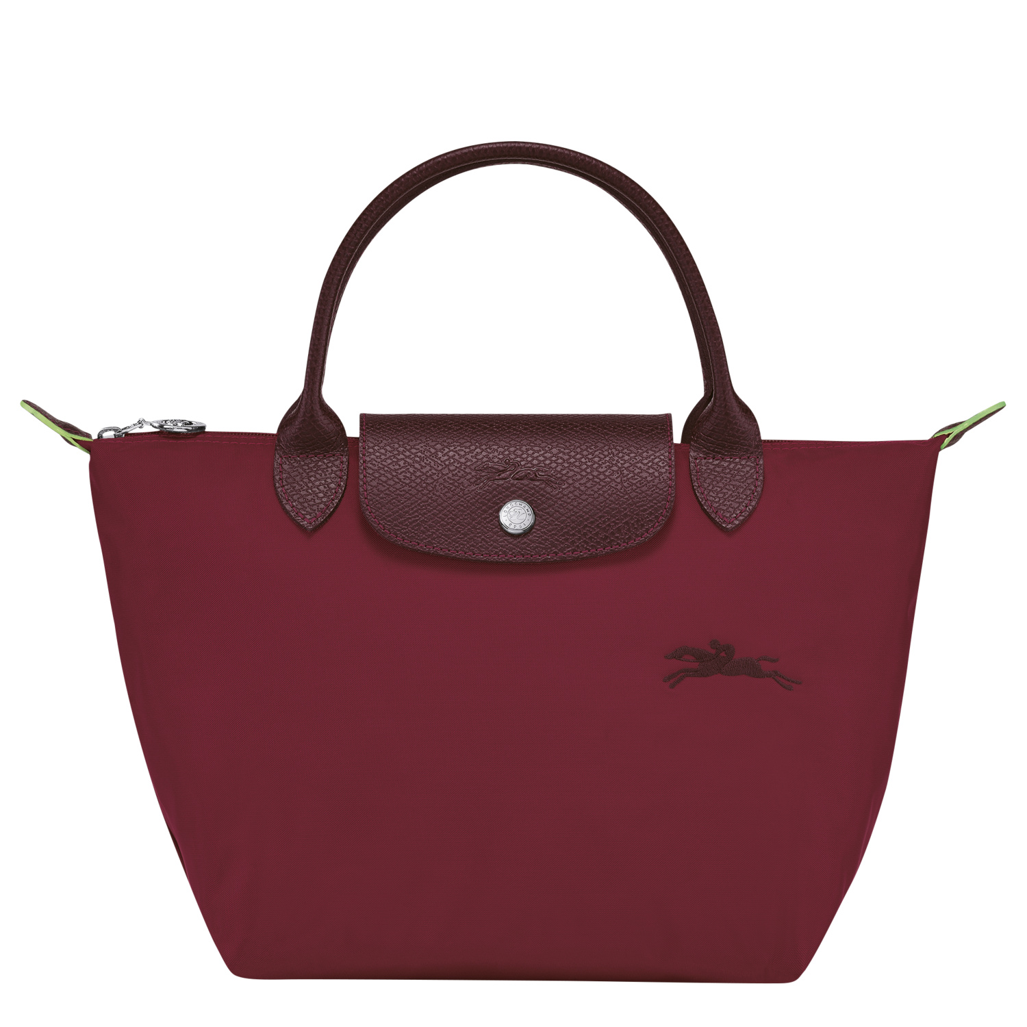 Longchamp Top Handle Bag S Le Pliage Green In Red ModeSens