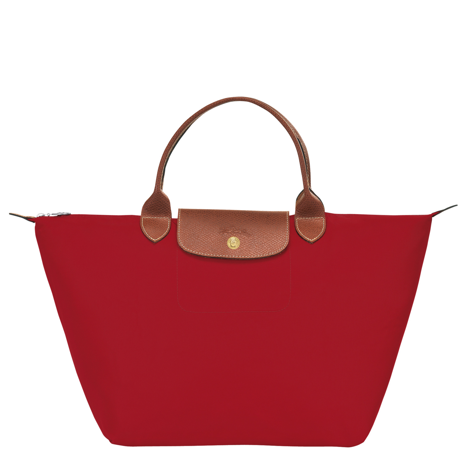 Longchamp Top Handle Bag M Le Pliage Original In Red ModeSens