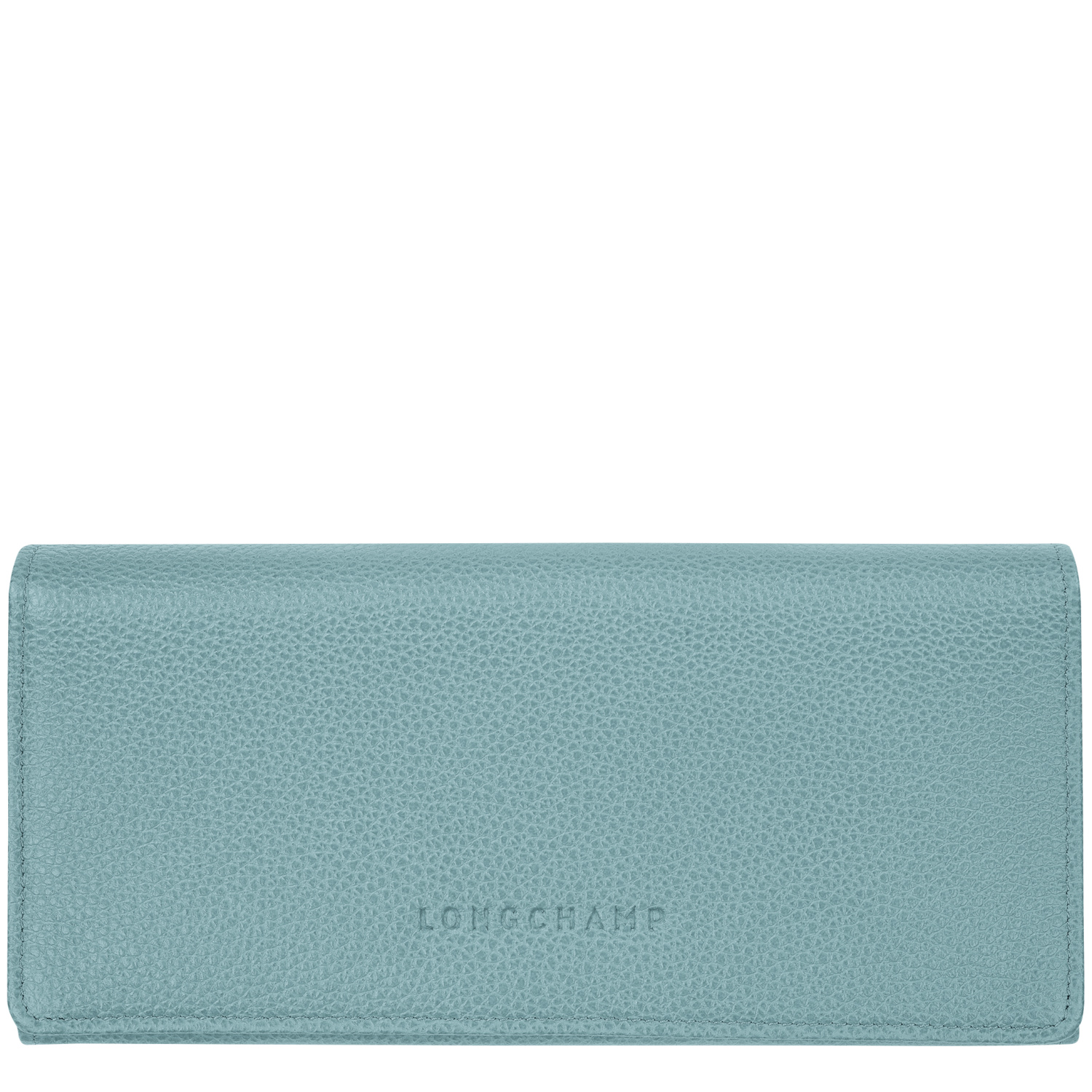 Longchamp Continental Wallet Le Foulonné In Eucalyptus