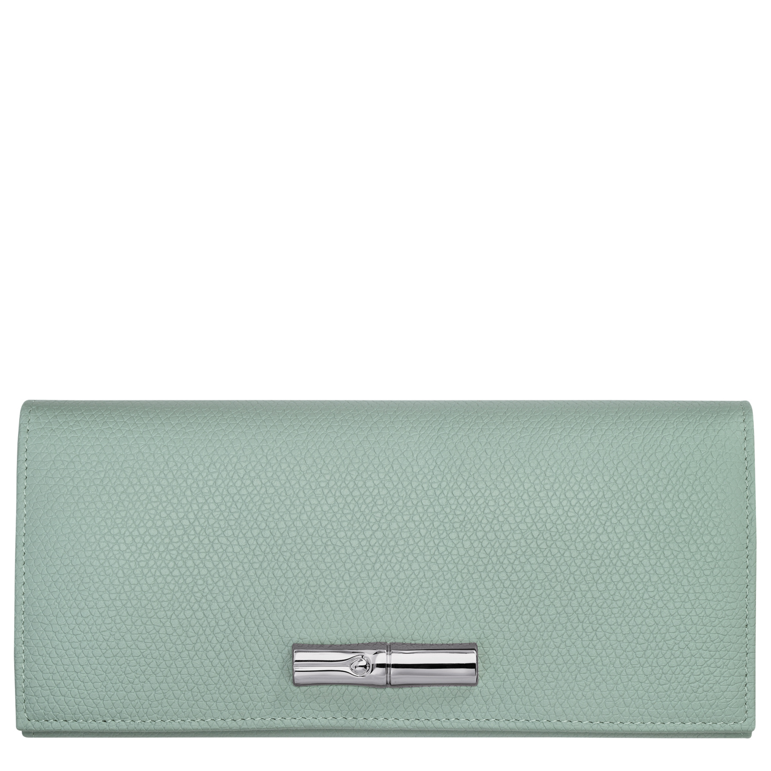 Longchamp Flap Wallet Le Roseau In Green