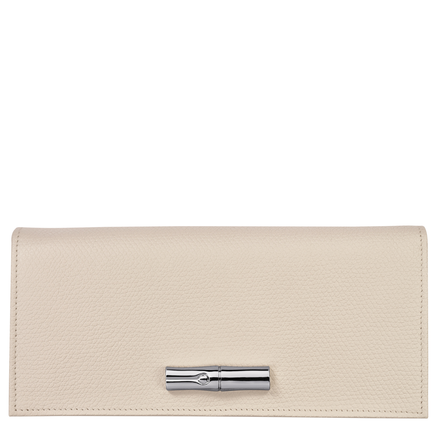 Longchamp Flap Wallet Le Roseau In Neutral