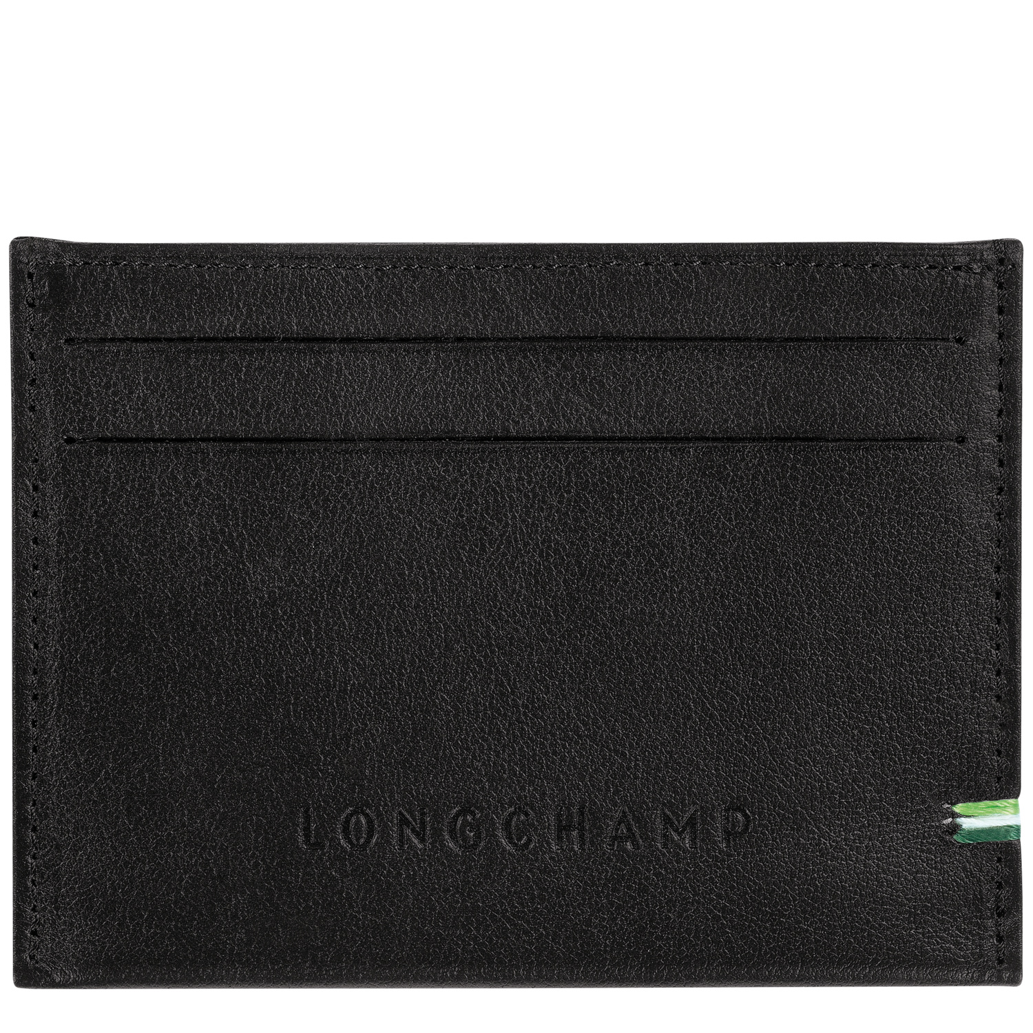Longchamp Card Holder  Sur Seine In Black