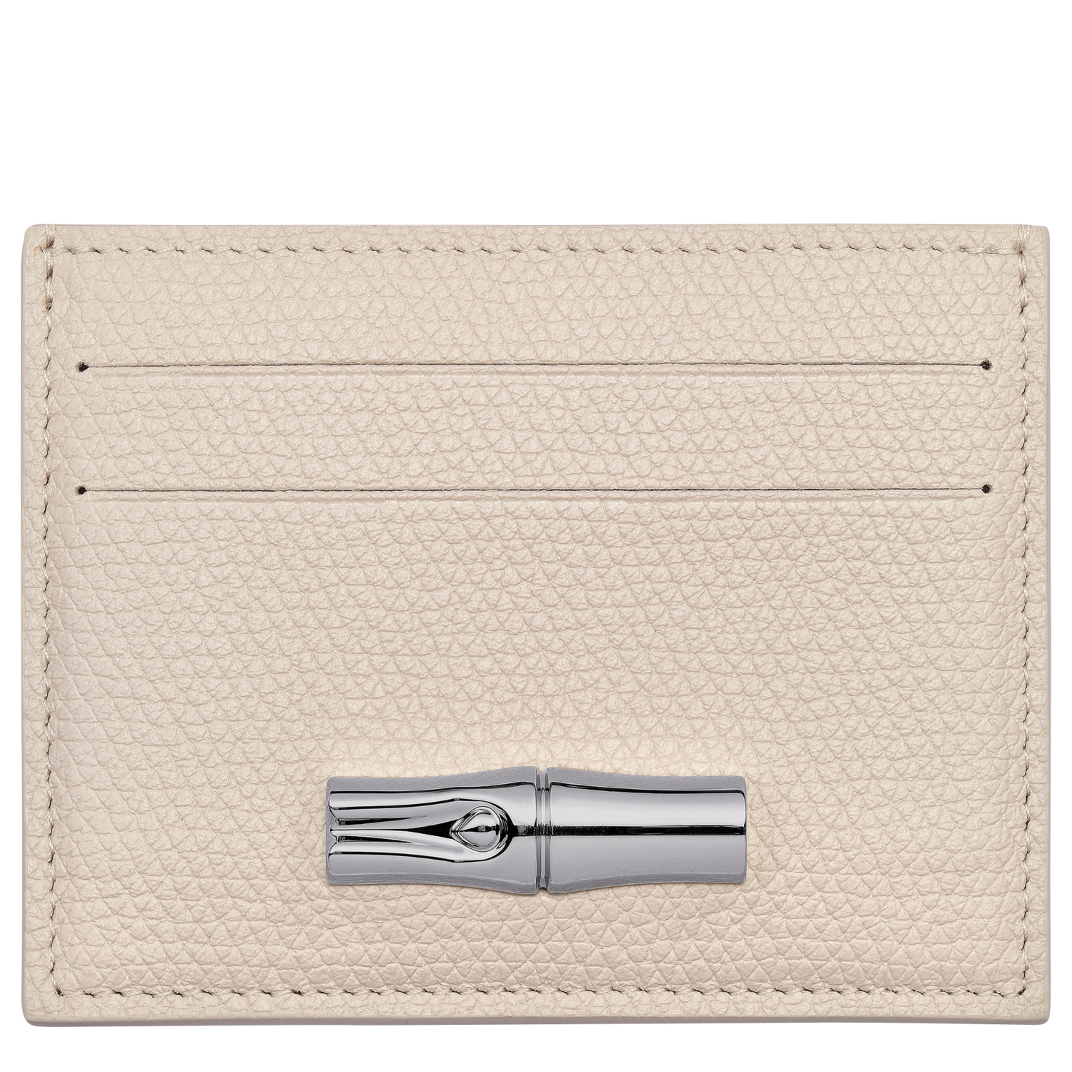 Longchamp Card Holder Le Roseau In Neutral