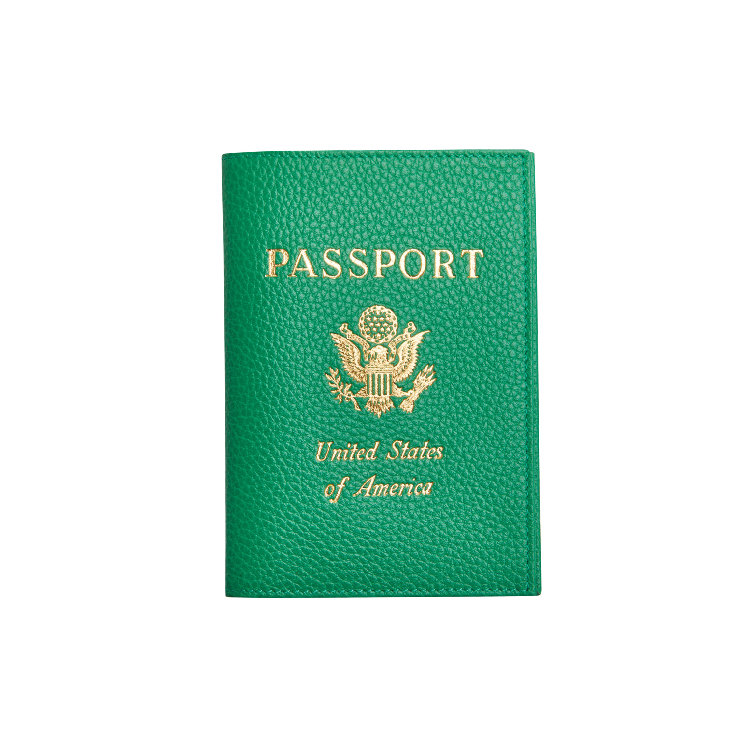 Longchamp Passport Cover Le Foulonné In Green